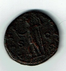 Ancient Coins - Gordian III, 11.12 g, 23 mm, AD 238-244, As, Virtus, RIC 2936