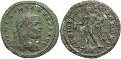 Diocletian. A.D. 284-305. Æ follis. Treveri, ca. A.D. 303-305. Good VF ...