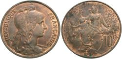 World Coins - France, Third Republic. 1901. 10 centimes. Unc.