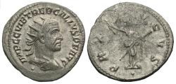 Ancient Coins - Trebonianus Gallus. A.D. 251-253. BI antoninianus. Antioch. EF/VF, worn reverse die.
