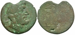 Ancient Coins - Asia Minor, Uncertain mint. 2nd-3rd centuries A.D. Æ. Fine/Fair, green and brown patina.