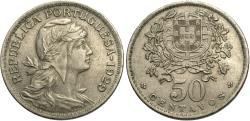 World Coins - Portugal. 1929. 50 centavos. EF.