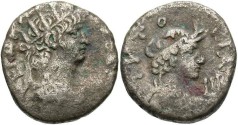 Ancient Coins - Egypt, Alexandria. Nero. A.D. 54-68. BI tetradrachm. Regnal year 12 (A.D. 65/6). Near VF.