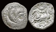 Ancient Coins - Celtic Western Europe Northwest Gaul The Coriosolites billon stater