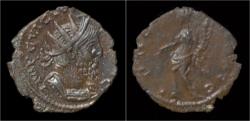 Ancient Coins - Victorinus billon antoninianus Providentia standing left