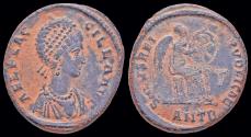 Ancient Coins - Aelia Flaccilla AE2 Victory seated right
