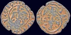 World Coins - Crusader Principality of Antioch Bohémond IV-V AE pougeoise