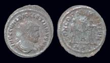 Ancient Coins - Diocletian silvered antoninianus Diocletian standing right