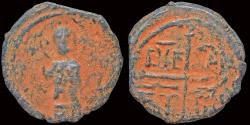 World Coins - Crusader Principality of Antioch Roger of Salerno, regent AE follis