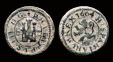 World Coins - Spain Philip III 2 maravedis 1604 Segovia