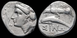 Ancient Coins - Paphlagona Sinope AR drachm Arist(oboulos), magistrate