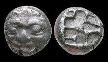 Ancient Coins - Mysia Parion AR drachm facing gorgoneion