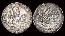 World Coins - Southern Netherlands Stavelot (abby) Christophe de Manderscheid rixdaler 1570