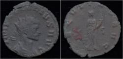 Ancient Coins - Claudius II Gothicus billon antoninianus Aequitas standing left-Rare!