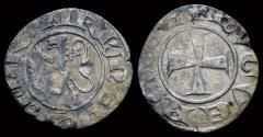World Coins - Crusader Lusignan Kingdom of Cyprus Hugh IV Bi denier