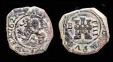 World Coins - Spain Philip IV  4 maravedis 1622