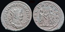 Ancient Coins - Valerian I  AR antoninianus Valerian and Gallienus standing facing