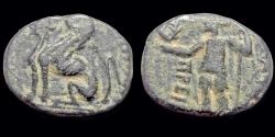 Ancient Coins - Pamphylia Perge AE12- Artemis standing left