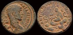 Ancient Coins - Seleucis and Pieria Antioch Elagabalus AE31 Tyche seated left