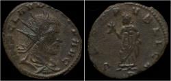 Ancient Coins - Claudius II Gothicus billon antoninianus Spes standing left