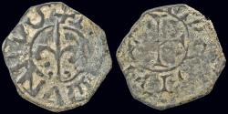 World Coins - Crusader Principality of Antioch Bohémond IV-V AE pougeoise