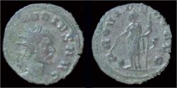 Ancient Coins - Claudius II Gothicus billon antoninianus Providentia standing left