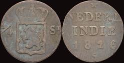 World Coins - Nederlands India 1/4 stuiver 1826