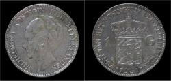 World Coins - Netherlands Wilhelmina I 1 gulden 1931