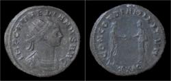 Ancient Coins - Aurelian billon antoninianus Aurelian standing right