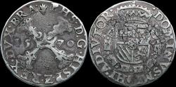 World Coins - Southern Netherlands Brabant Philips II 1/2 Bourgondische Rijksdaalder 1570