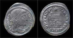 Ancient Coins - Constantine I AE3 campgate