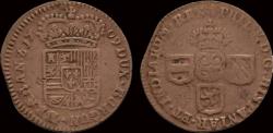 World Coins - Southern Netherlands Namur Philip V oord (liard) 1709