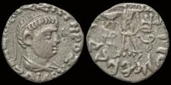 Ancient Coins - Bactrian Kingdom Zoilos III Soter AR drachm Athena Alkidemos advancing left