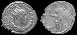 Ancient Coins - Volusian AR antoninianus Pax standing left