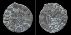 World Coins - Crusader Archaia Philipp of Tarent billon denier no date