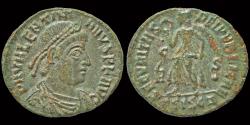 Ancient Coins - Valentinian I AE3 Victory walking left