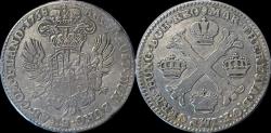 World Coins - Austrian Netherlands Maria-Theresia 1/2 kroon (couronne) 1758