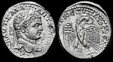 Ancient Coins - Syria Seleucis and Pieria Antioch Caracalla AR tetradrachm