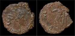 Ancient Coins - Tetricus II billon antoninianus Pax standing left.