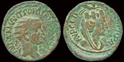 Ancient Coins - Mesopotamia Singara Gordian III AE26 bust of Tyche right