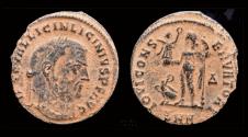 Ancient Coins - Licinius I AE follis Jupiter standing left