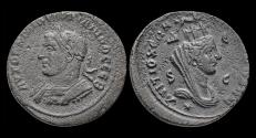 Ancient Coins - Seleucis and Pieria Antioch Philip I AE oktassarion bust of Tyche to right