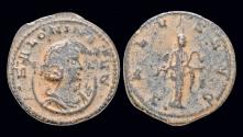 Ancient Coins - Salonina billon antoninianus Salus standing facing