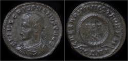 Ancient Coins - Crispus AE3 wreath.