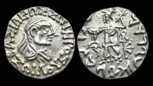 Ancient Coins - Bactrian Kingdom Zoilos II Soter AR drachm Athena Alkidemos advancing left