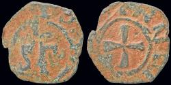World Coins - Crusader Principality of Antioch Bohémond IV-V AE pougeoise