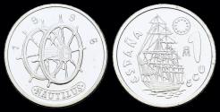 World Coins - Spain 1 ecu 1996 Nautilus