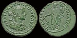 Ancient Coins - Bithynia Nicomedia Elagabalus AE29 Tyche standing left
