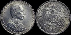 World Coins - Germany Preussen Wilhelm II 2 mark 1913A