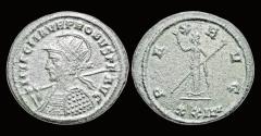 Ancient Coins - Probus silvered antoninianus Pax standing left